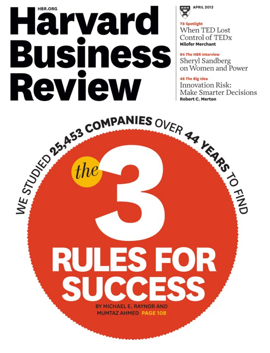 Nilofer Merchant, Management Thinker, Feature Story of HBR Magazine, April 2013